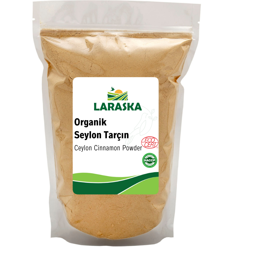 Organik Seylan - Seylon Tarçın Toz 100g - Organic Ceylon Cinnamon Powder -glutensiz Katkı Maddesiz