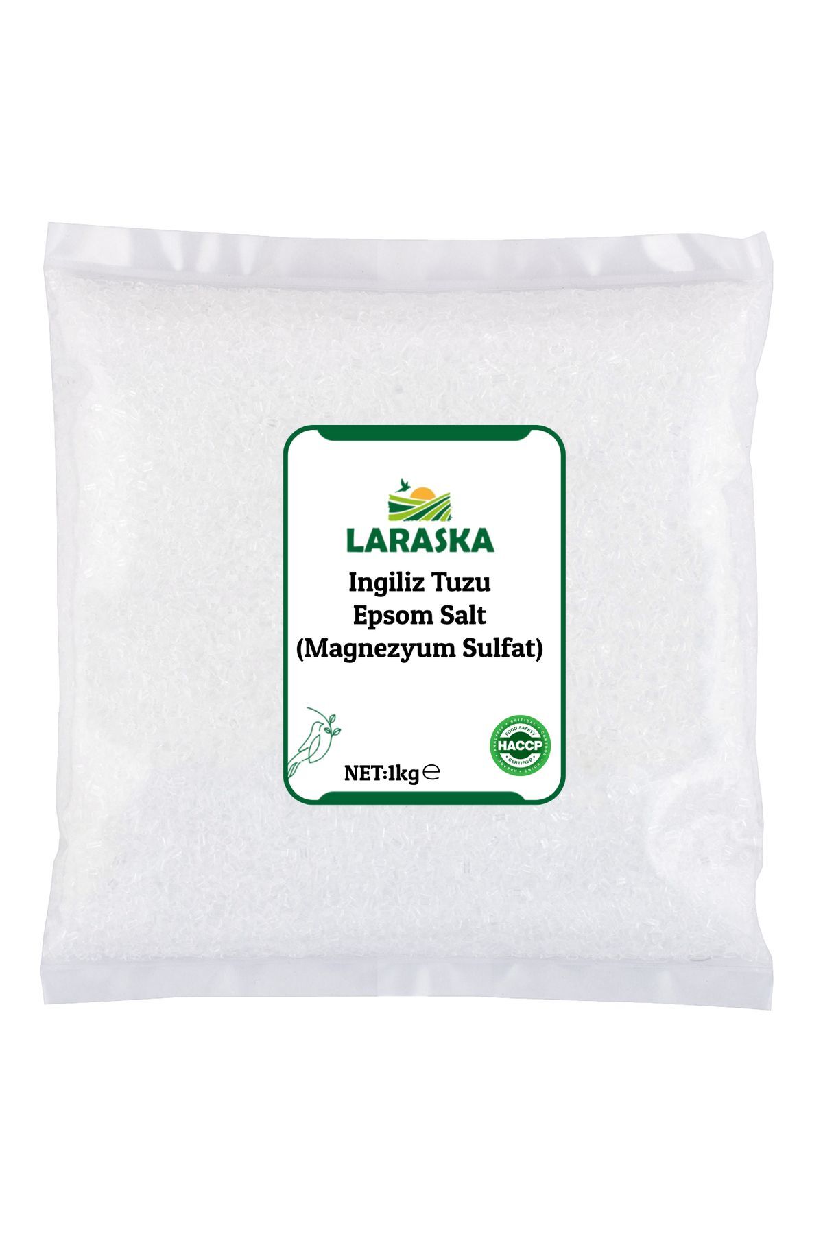 İngiliz Tuzu - Epsom Tuzu - Yenilebilir Magnezyum Sülfat 1kg - Edible Epsom Salt 1kg