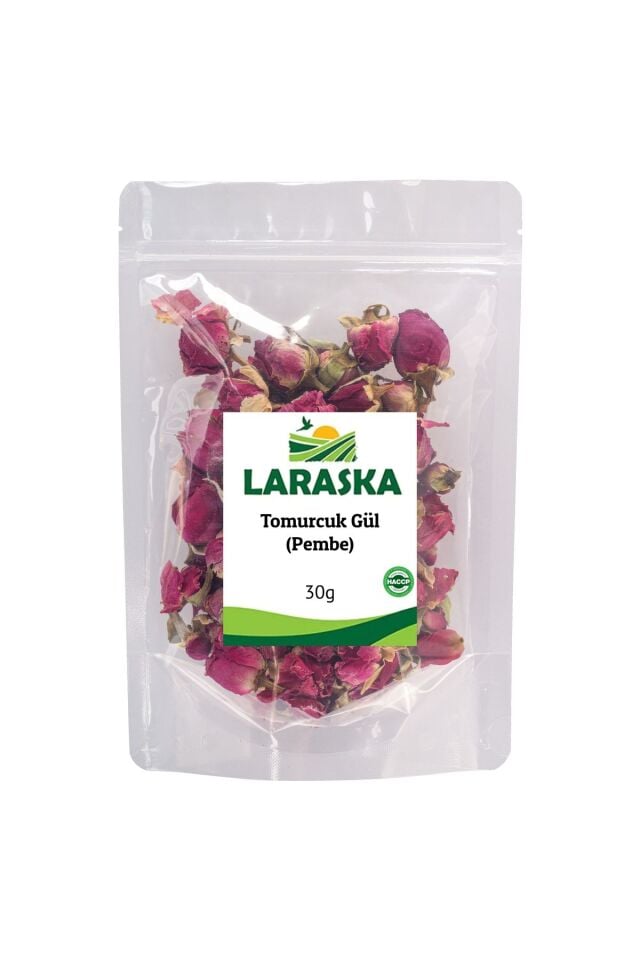 Tomurcuk Gül -Kuru Gül Goncası (Gül Çayı) - Pembe 30g - Dried Pink Rose Buds 30g