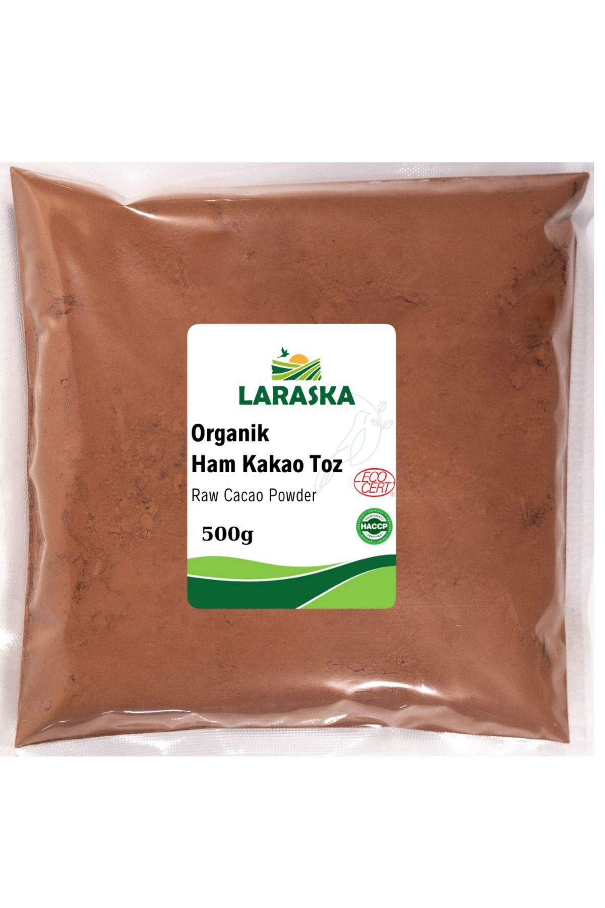 Organik Ham Kakao Tozu 500g / Raw Cacao Powder Certified Organic 500g