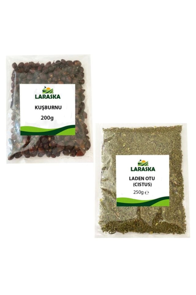 Kuşburnu Ve Laden Otu (cistus Çayı) - Kış Çayı Paketi 450g