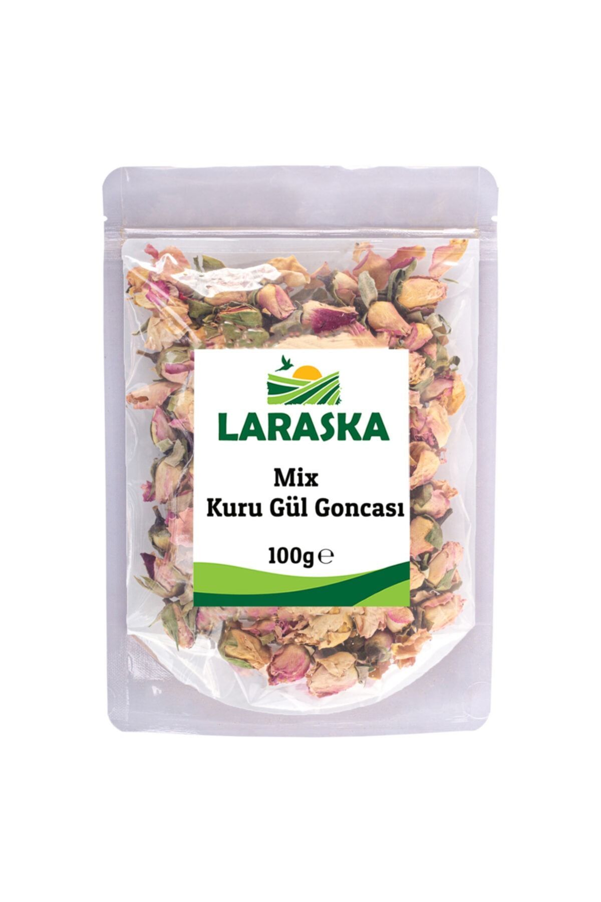 Gül Çayı - Sarı Pembe Mix Kuru Gül Goncası 100g