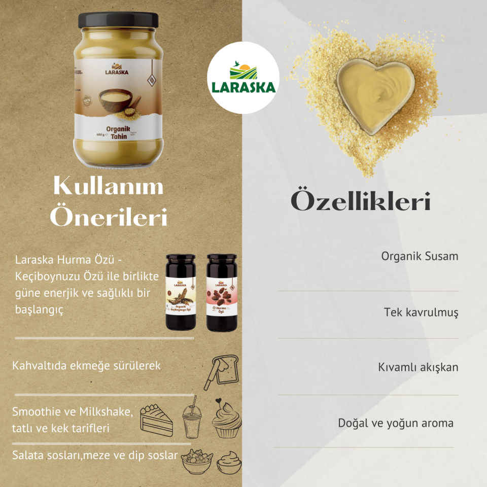 Organik Tahin 600g