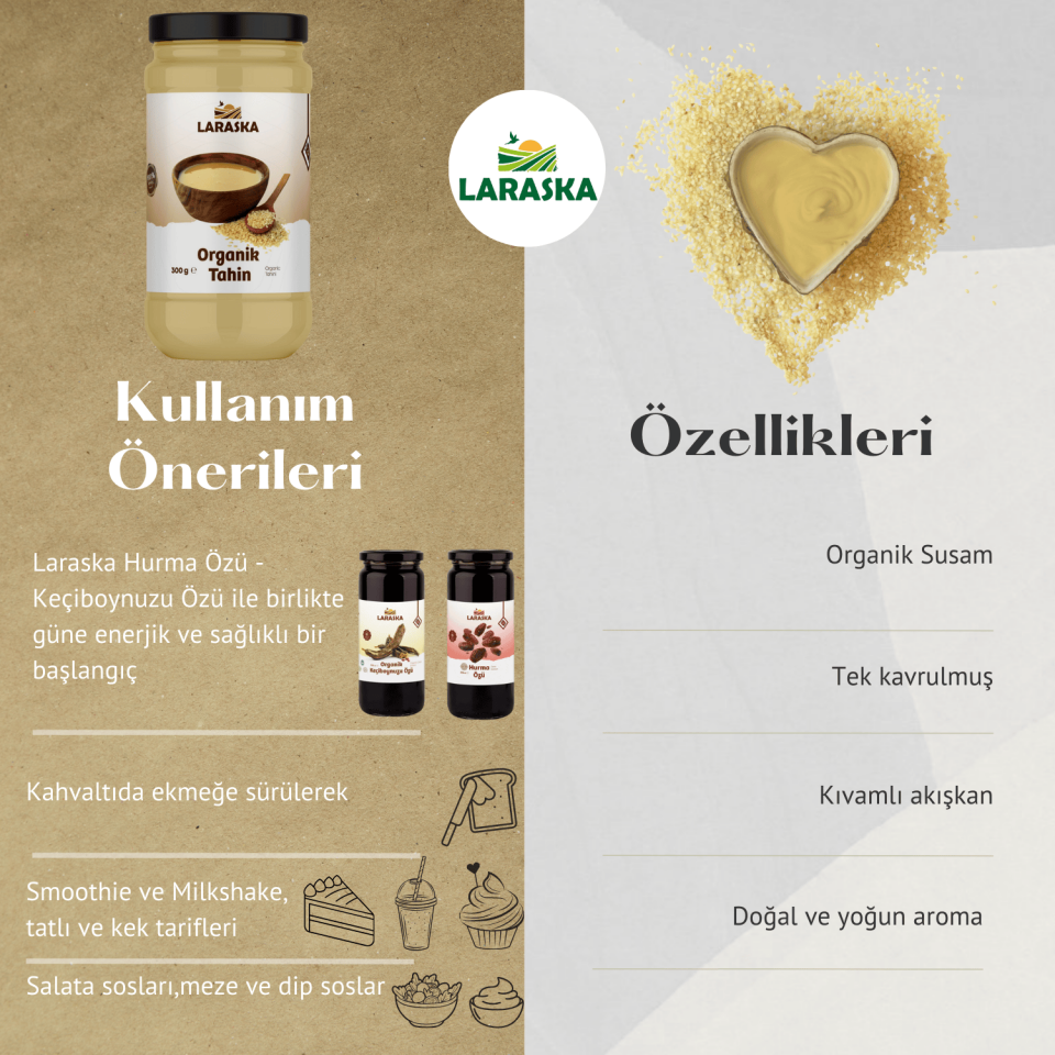 Organik Tahin 300g