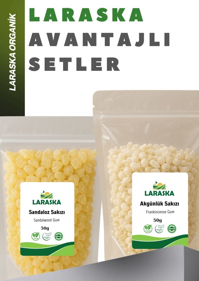Akgünlük Sakızı 50g Sandaloz Sakızı 50g Set Avantajlı