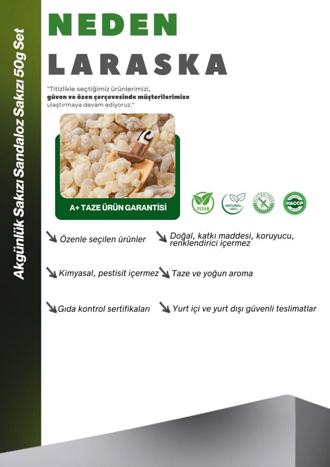 Akgünlük Sakızı 50g Sandaloz Sakızı 50g Set Avantajlı