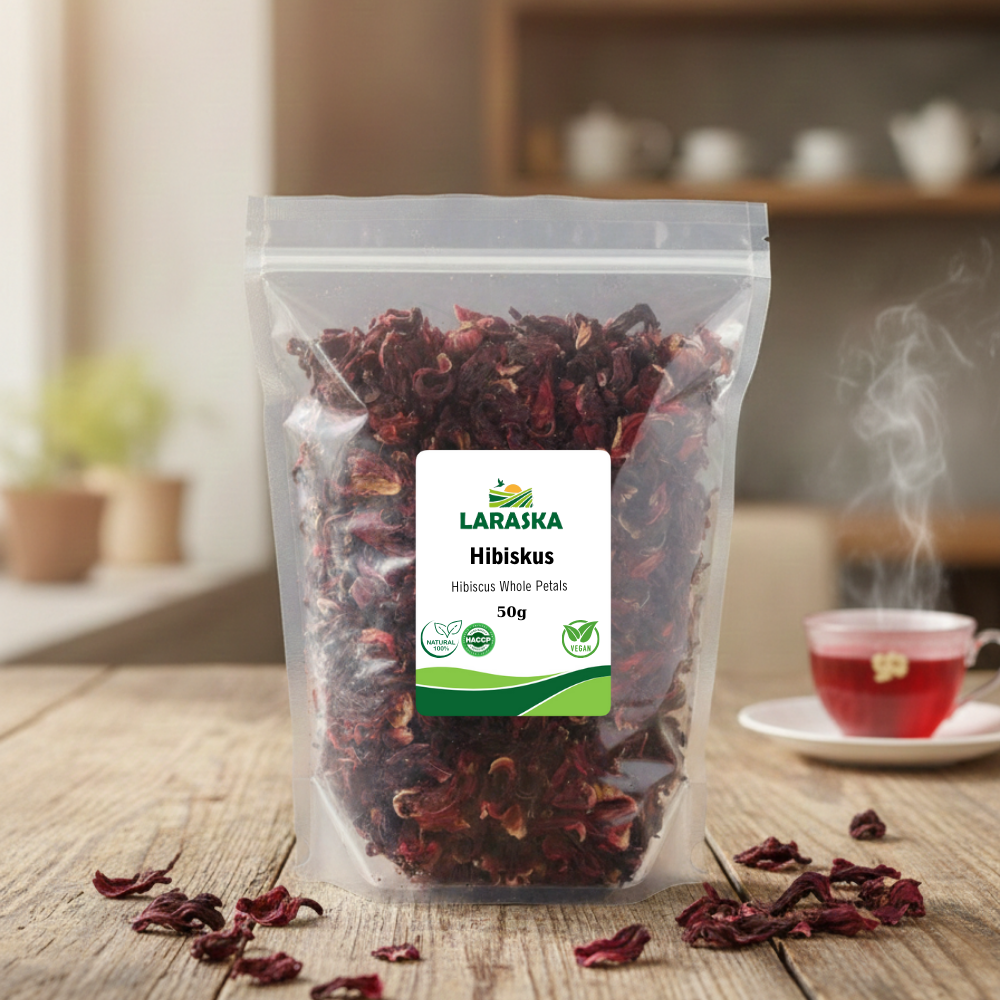 Hibiskus Çayı - Nar Çiçeği - Bamya Çiçeği - Hibiscus Tea Whole 50g