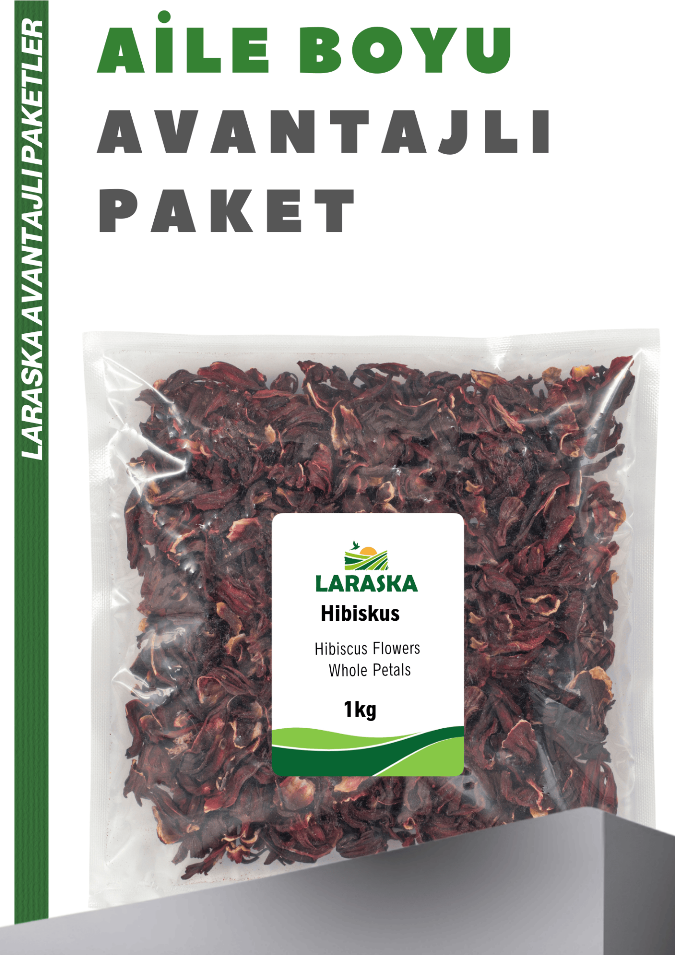 Hibiskus Çayı - Nar Çiçeği - Bamya Çiçeği - Hibiscus Tea Whole 1kg