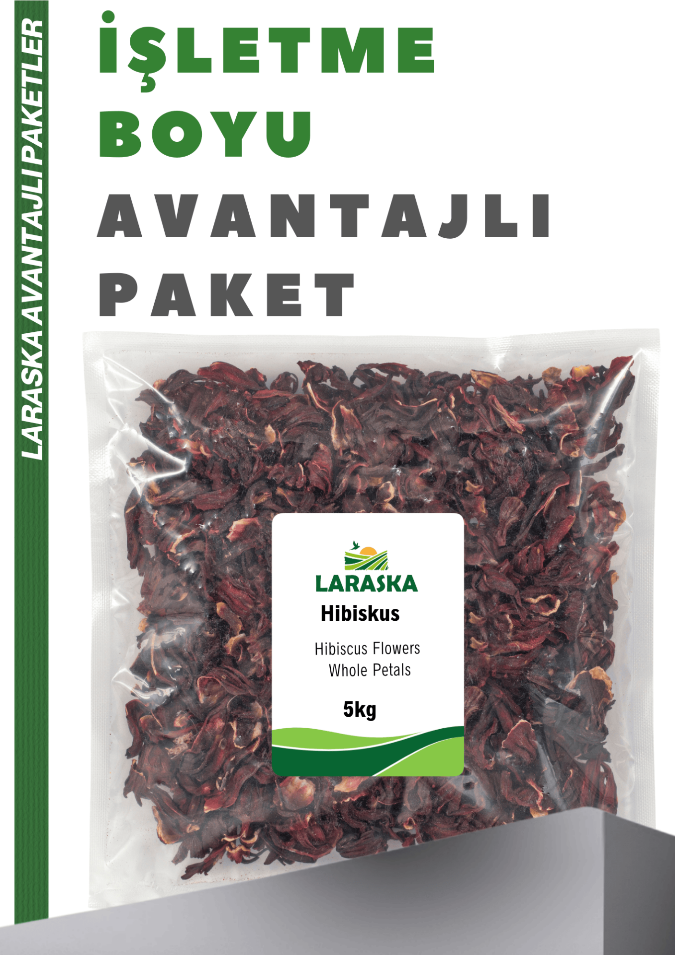 Hibiskus Çayı - Nar Çiçeği - Bamya Çiçeği - Hibiscus Tea Whole 5kg