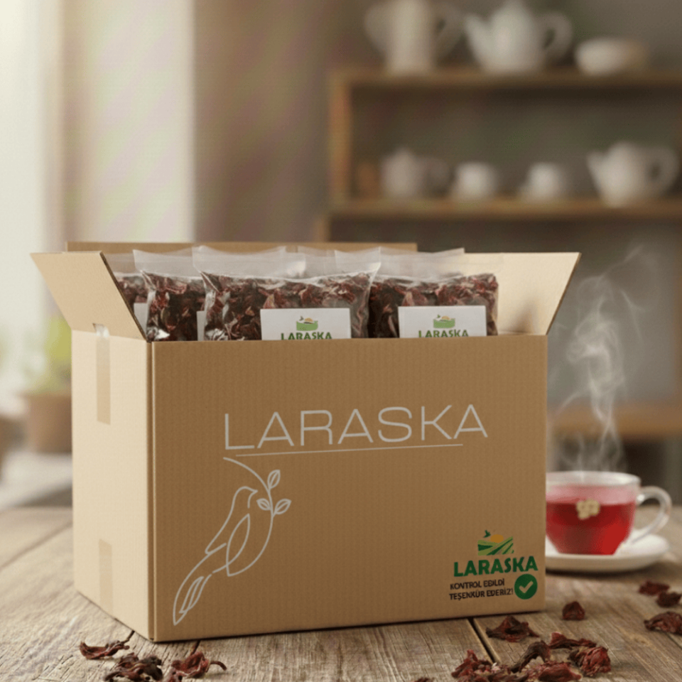 Hibiskus Çayı - Nar Çiçeği - Bamya Çiçeği - Hibiscus Tea Whole 5kg