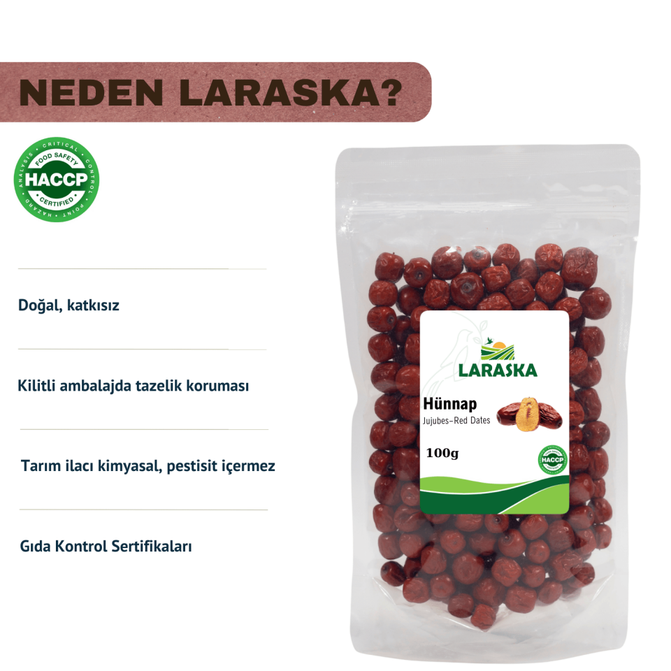 Hünnap 100g - Jujubes 100g