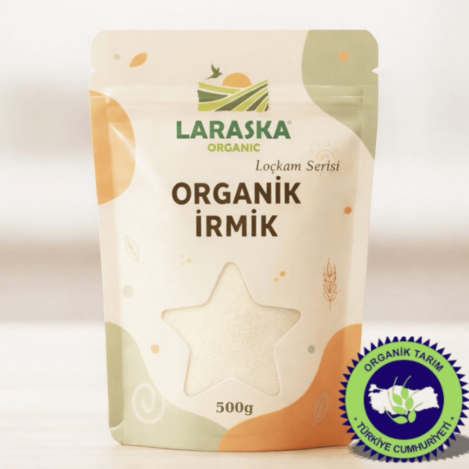 Organik İrmik 500g Organic Semolina - Loçkam Serisi