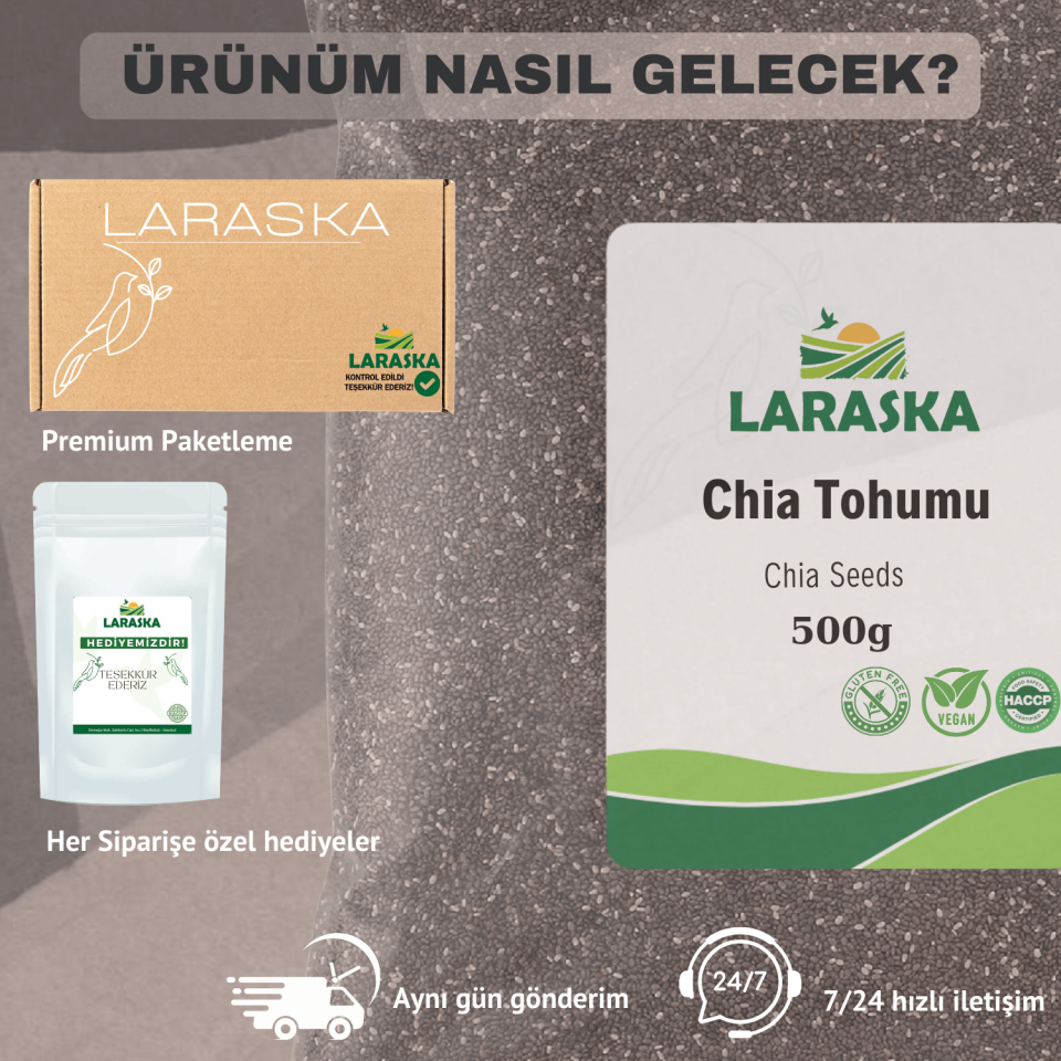 Chia Tohumu 500g - Çiya Tohumu Chia Seeds 500g