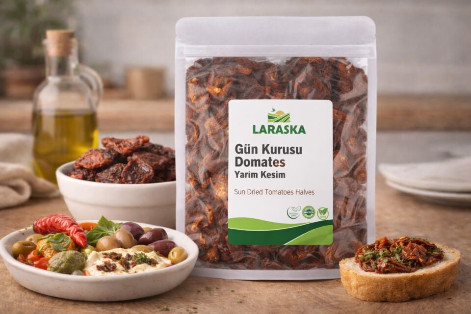 Güneşte Kurutulmuş Domates Yarım Kesim 250g Sun Dried Tomatoes Halves