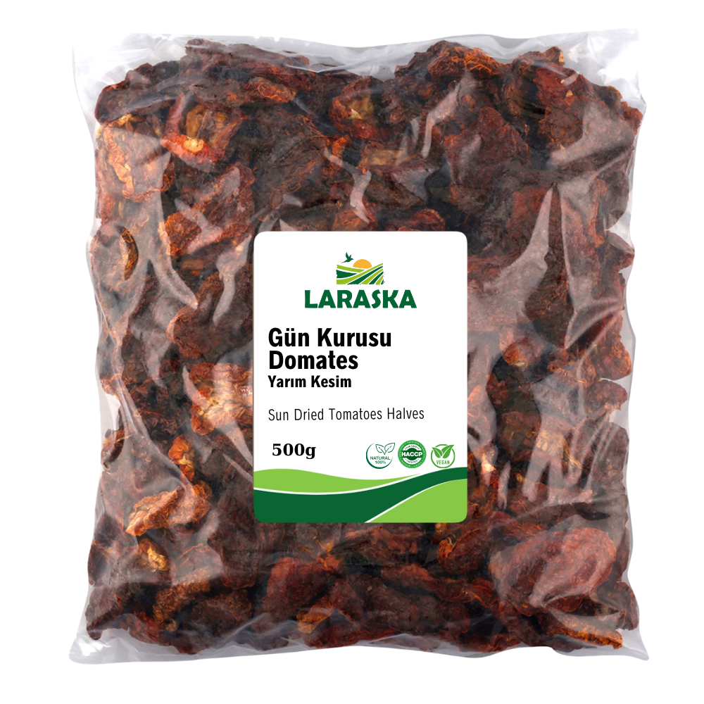 Güneşte Kurutulmuş Domates Yarım Kesim 500g Sun Dried Tomatoes Halves