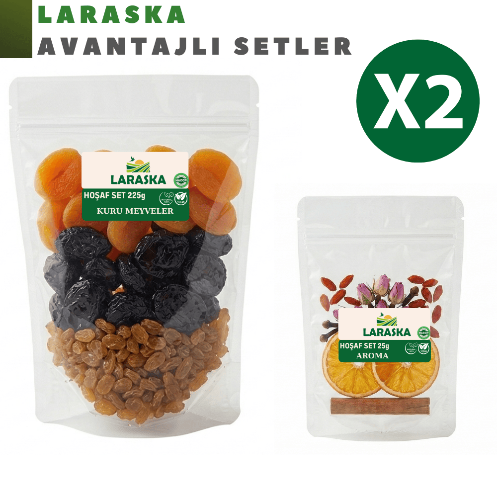 Ramazan Bolluk Bereket Hoşaf Seti 250g Set x 2 Adet Avantajlı Paket