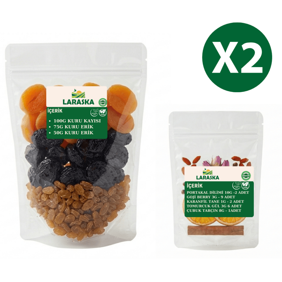 Ramazan Bolluk Bereket Hoşaf Seti 250g Set x 2 Adet Avantajlı Paket