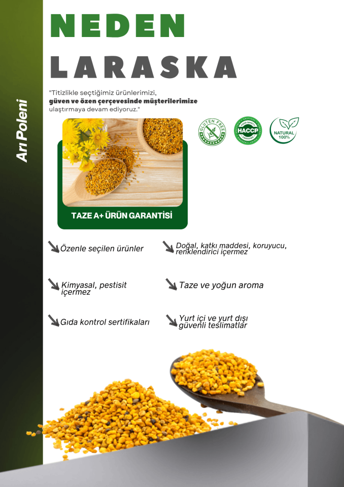 Arı Poleni 500g (KURU)- Dried Bee Pollen 500g