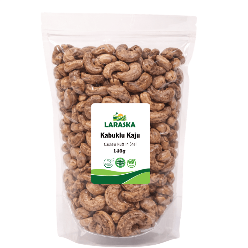 Kabuklu Zarlı Kaju 140g Taze Jumbo Cashew Nuts in Shell Deneme Boy