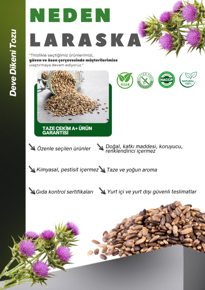 Deve Dikeni Tozu 1kg - Milk Thistle Powder 1kg