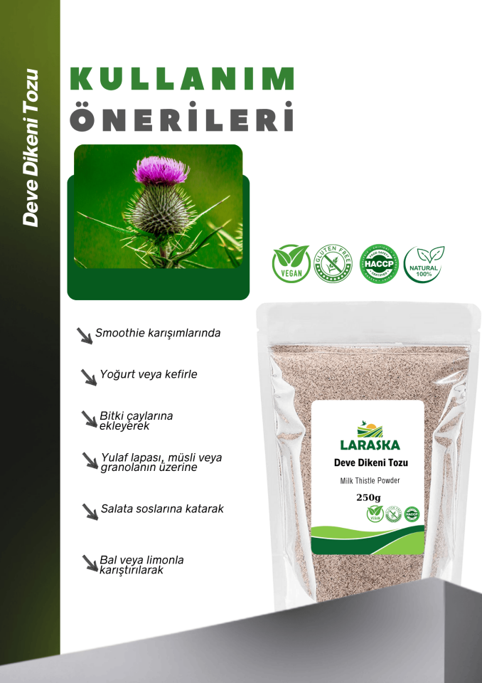 Deve Dikeni Tozu 250g - Milk Thistle Powder 250g