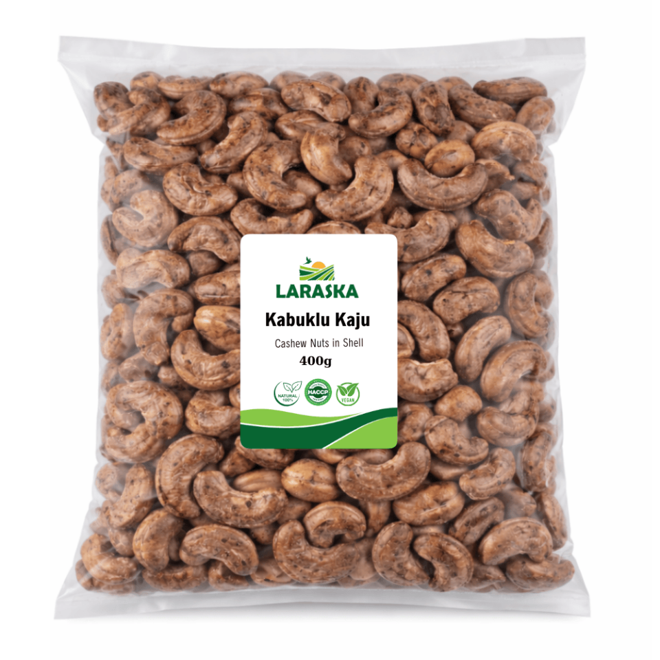 Kabuklu Zarlı Kaju 400g Taze Jumbo Cashew Nuts in Shell