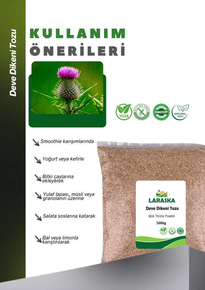 Deve Dikeni Tozu 500g - Milk Thistle Powder 500g
