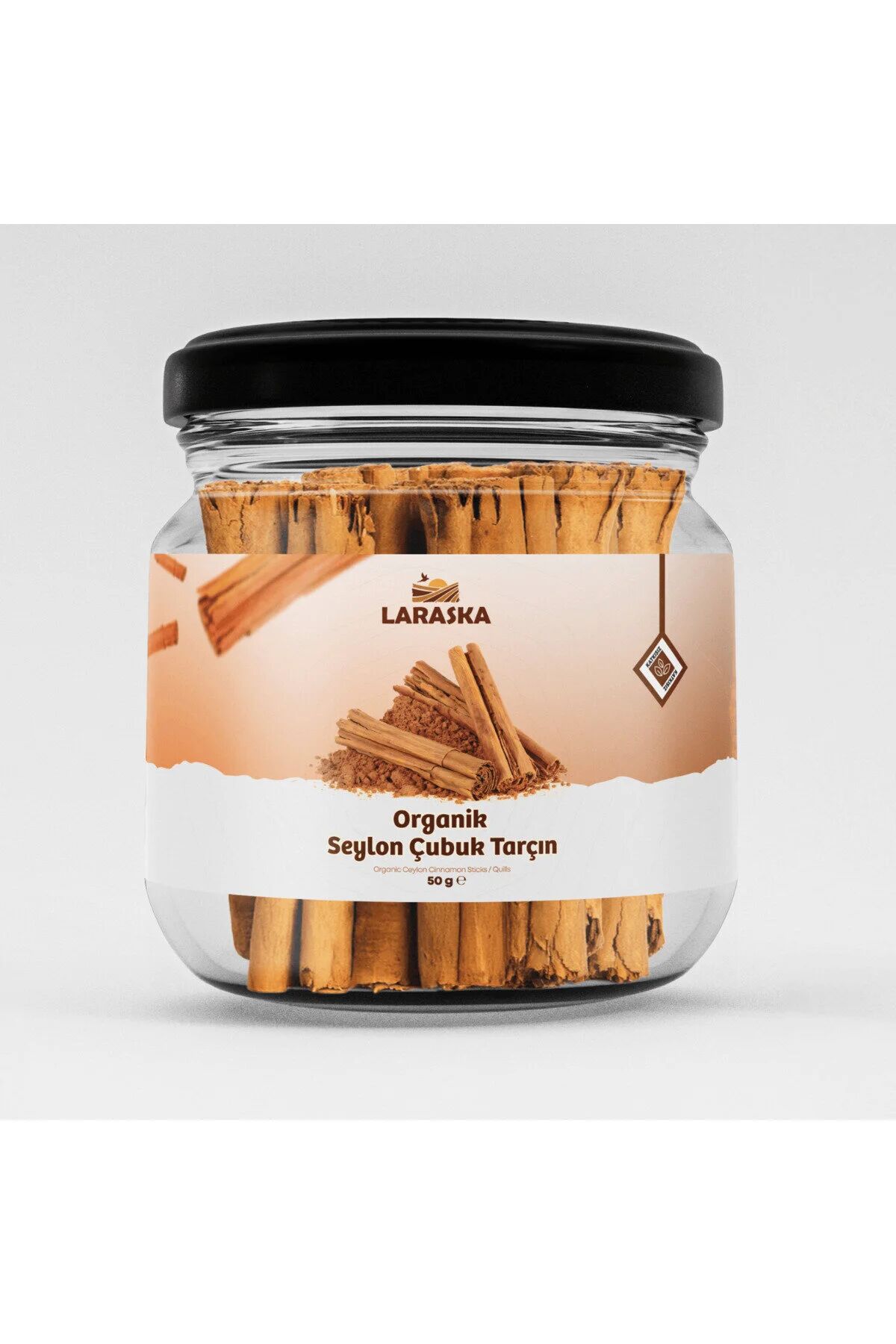 Organik Seylon - Seylan Çubuk Tarçın 50g - Organic Ceylon Cinnamon Sticks 50g