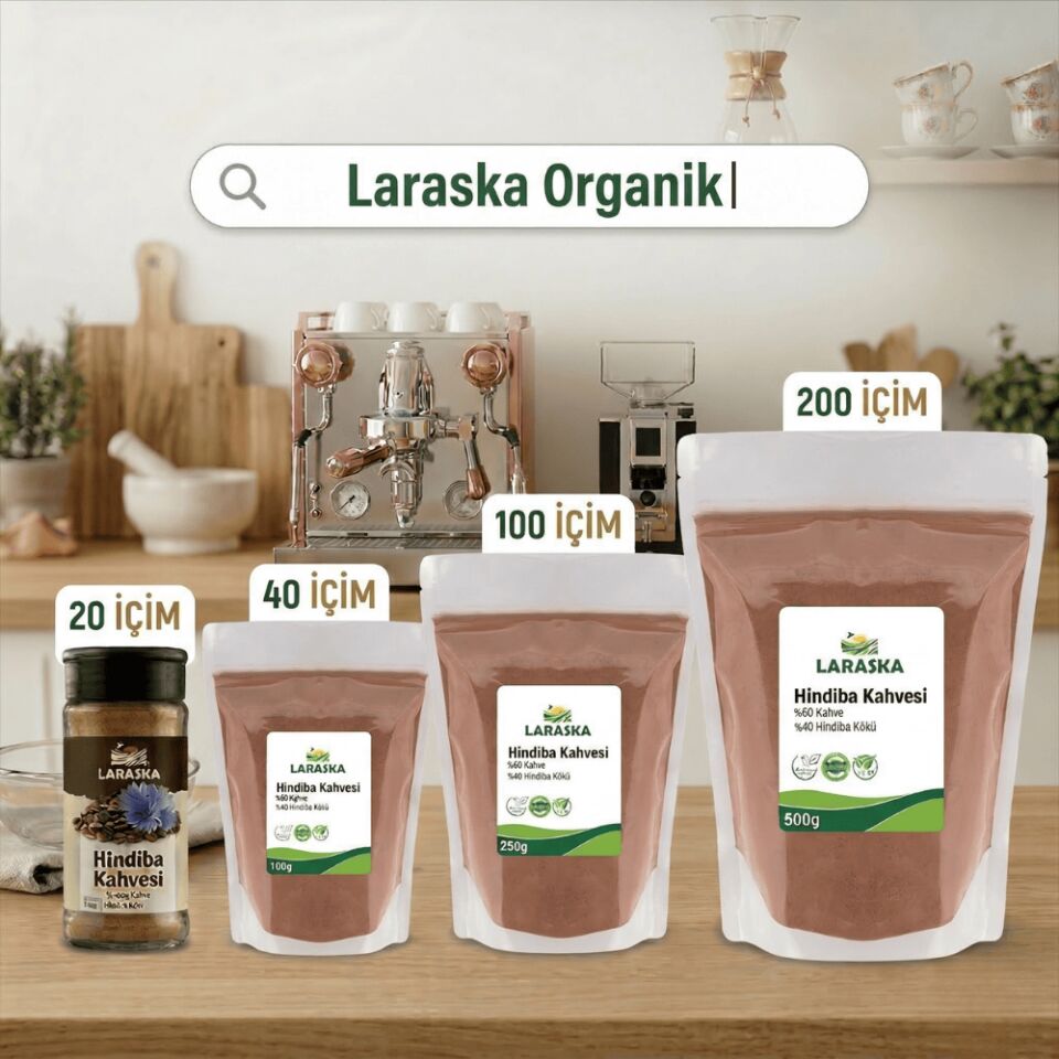 Hindiba Kahvesi 500g Chicory Coffee 200 Kullanım Aile Boyu Avantajlı Paket