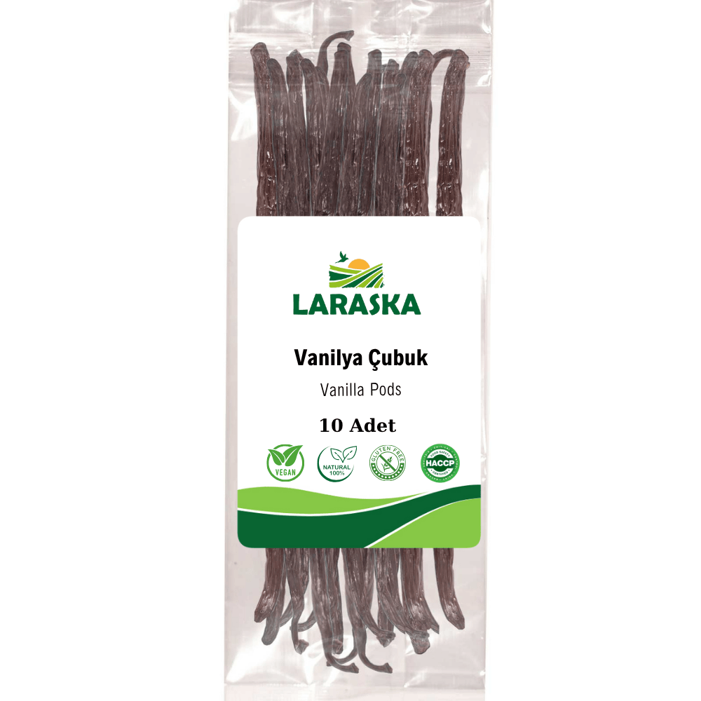 Vanilya Çubuk 10 Adet Doğal Gerçek Vanilya - Vanilla Pods 10qty