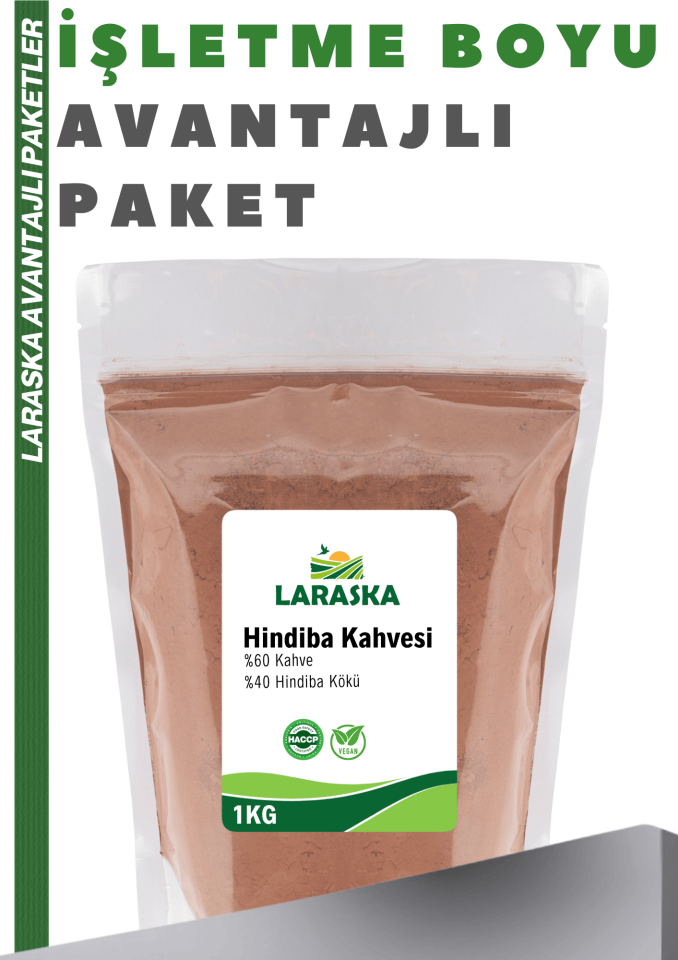 Hindiba Kahvesi 1kg Chicory Coffee 400 Kullanım İşletme Boyu Avantajlı Paket