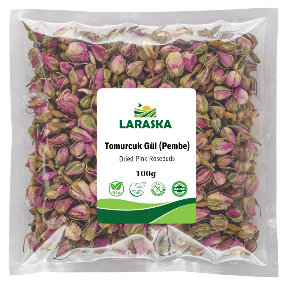 Tomurcuk Gül -kuru Gül Goncası (GÜL ÇAYI) - Pembe 100g-dried Rose Buds