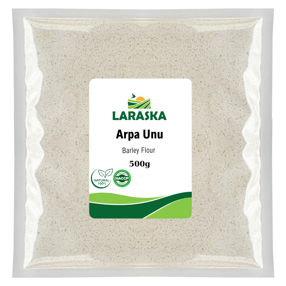Arpa Unu 500g Taş Değirmen Barley Flour Düşük Glisemik İndeksli Yüksek Lifli Doypack Kilitli Paket