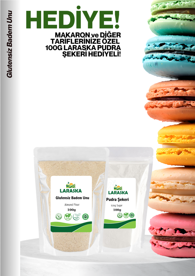 Glutensiz Badem Unu 100g- Almond Flour Gluten Free Vegan