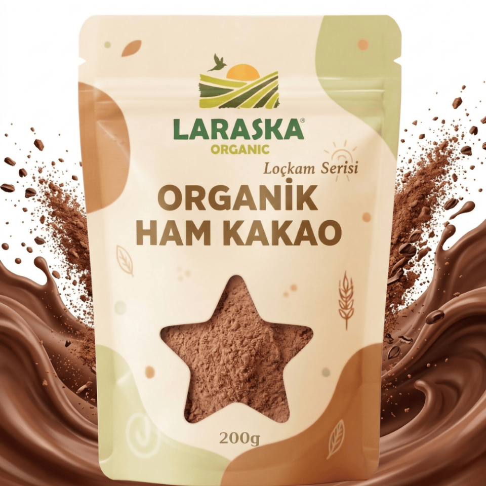 Organik Çikolata Yapım Kiti Organik Ham Kakao Tozu 200g Organik Tahin 300g Organik Hindistan Cevizi Yağı 150ml