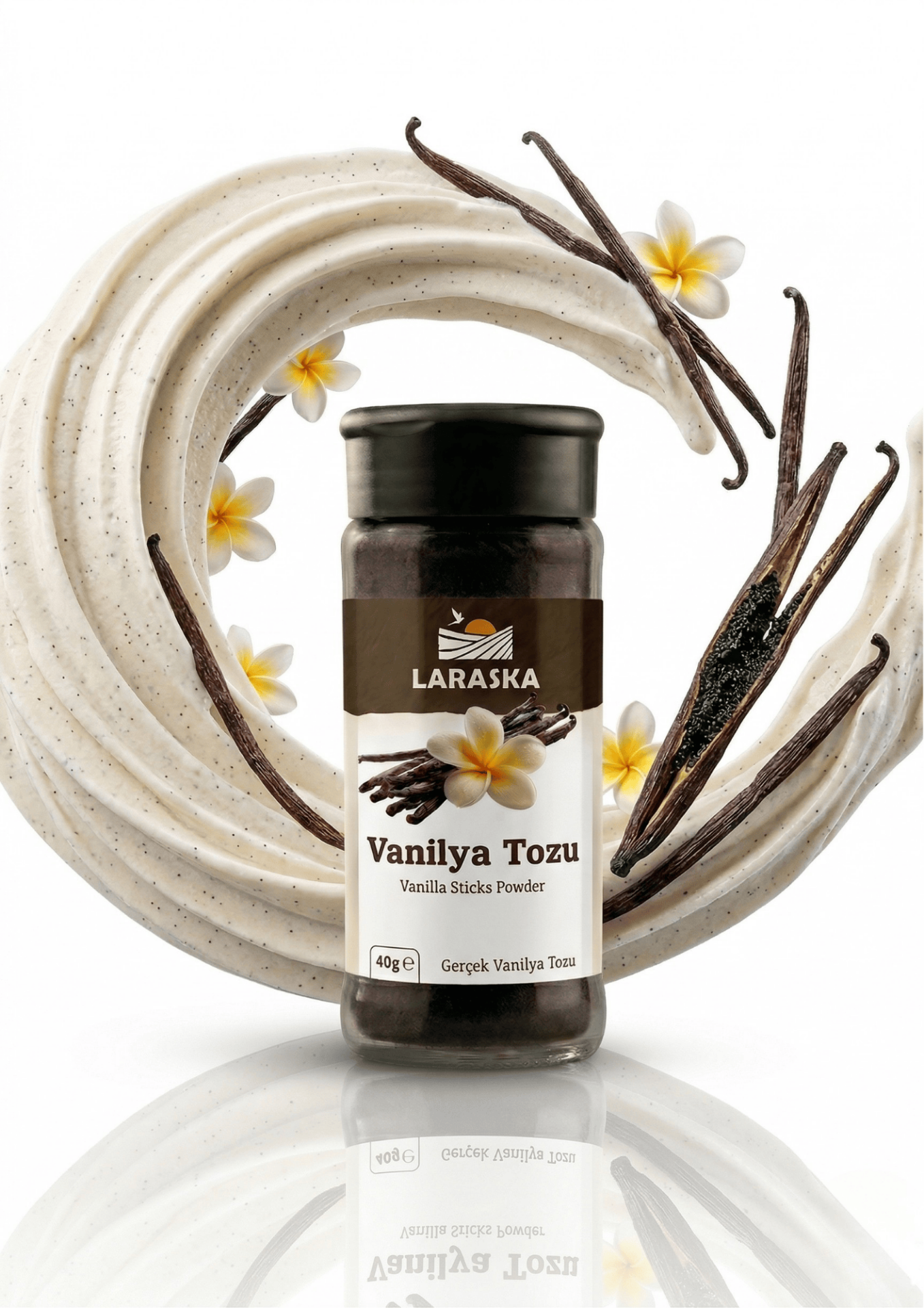 Saf Vanilya Toz 40g Gerçek Vanilya Tozu Vanilla Sticks Ground