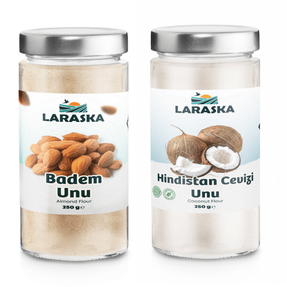 Glutensiz Un Seti Badem Unu 250g Hindistan Cevizi Unu 250g