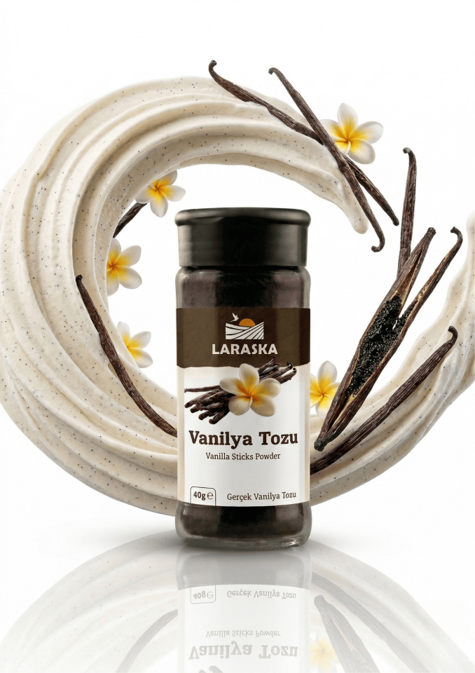 Saf Vanilya Toz 240g (40gx6) Gerçek Vanilya Tozu Vanilla Sticks Ground İşletme Boyu Avantajlı Paket