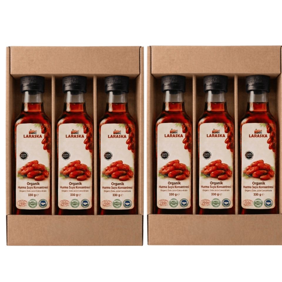 Organik Hurma Suyu Konsanteresi 330g x 6 İşletme Boyu Avantajlı Paket