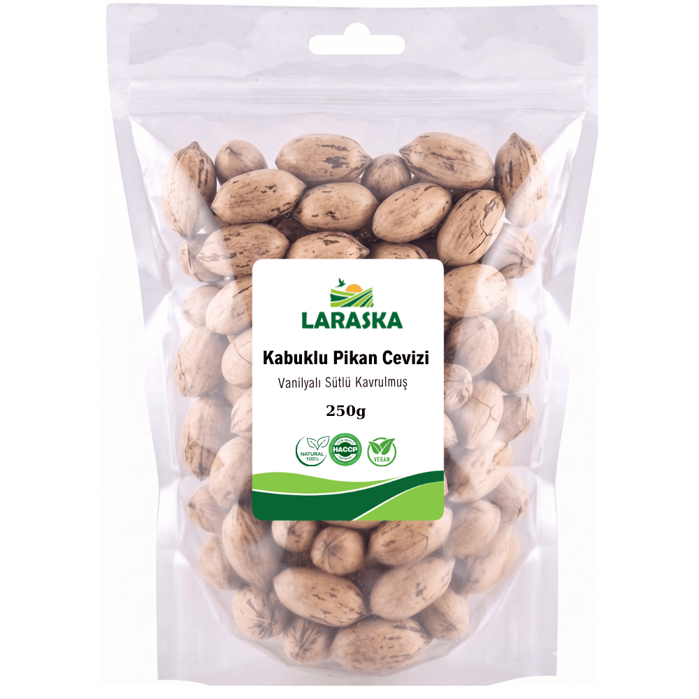 Kabuklu Pikan Cevizi 250g Vanilyalı Sütlü Kavrulmuş