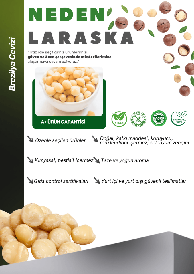 Makedemya Fındığı İçi 250g Macadamia Nuts