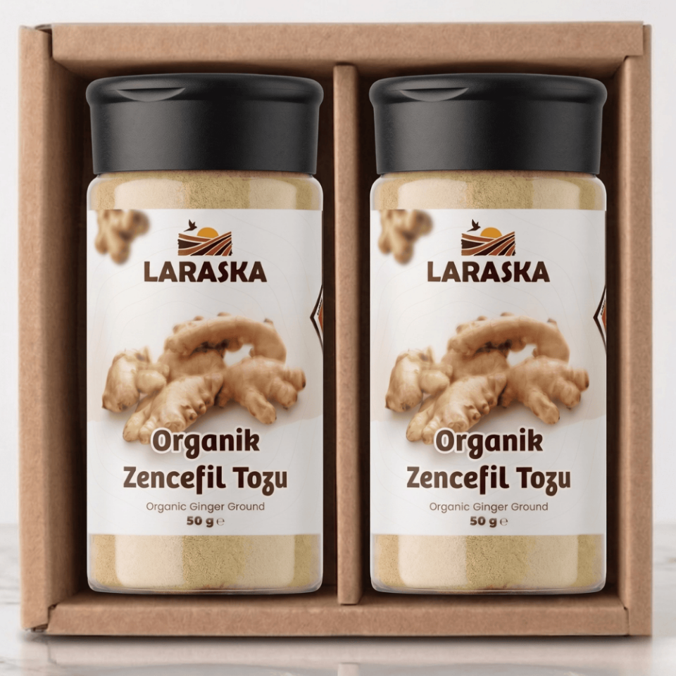 Organik Zencefil Tozu 50g x 2 Organic Ginger Ground