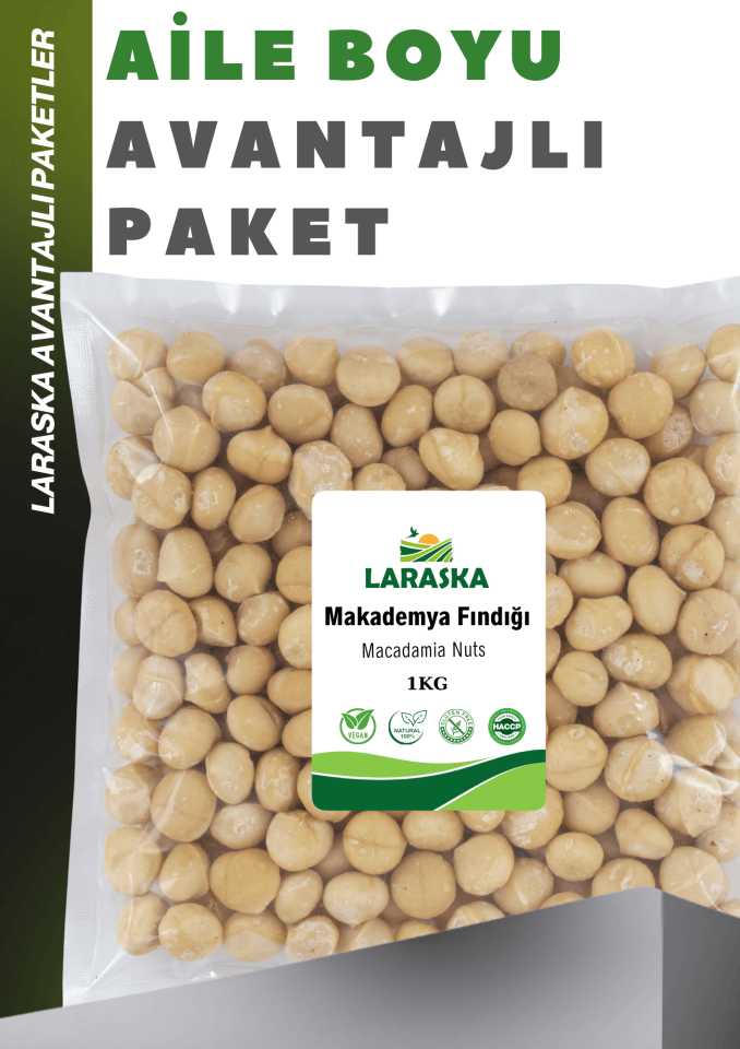 Makedemya Fındığı İçi 1kg Macadamia Nuts