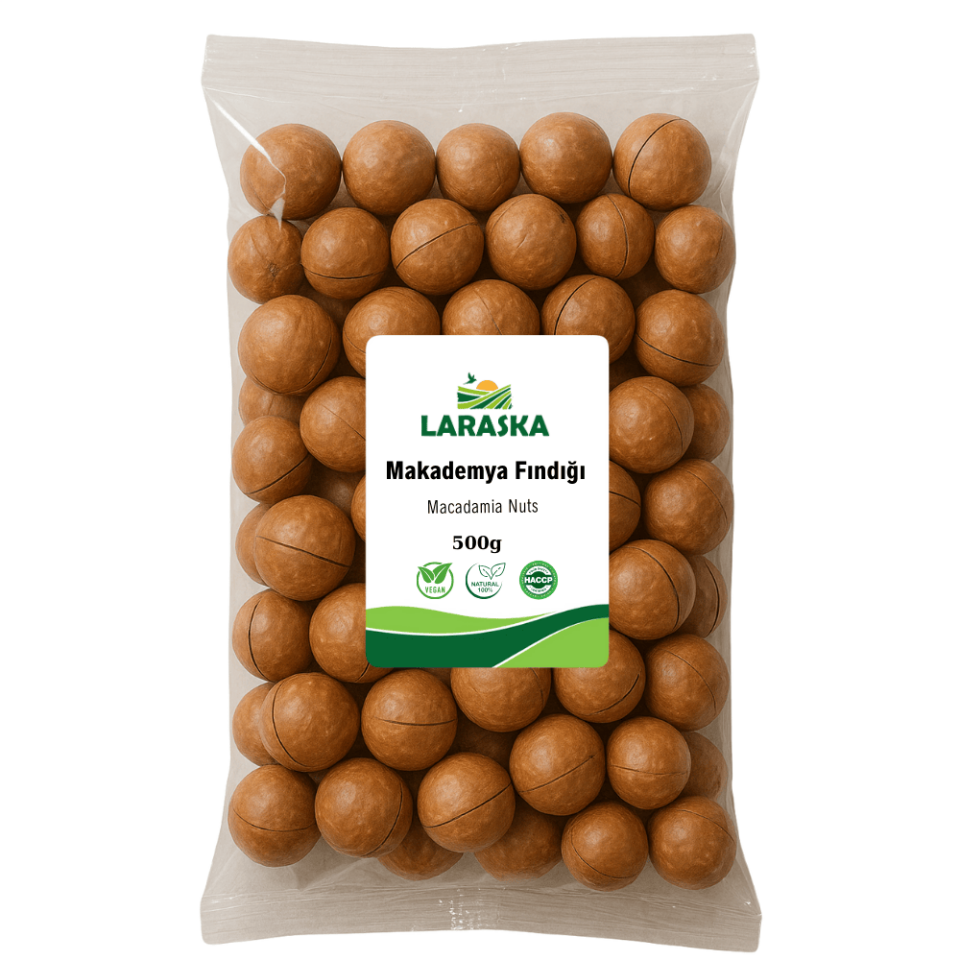 Kabuklu Kavrulmuş Makademya Fındığı 500g Macadamia Nuts in Shell