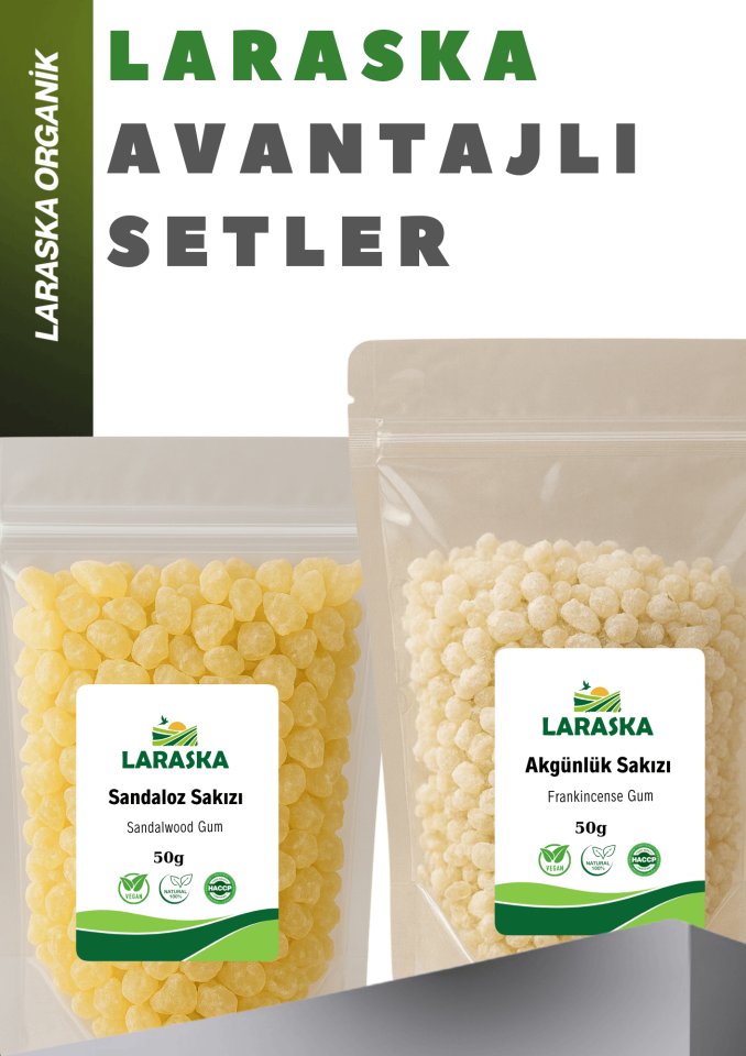Akgünlük Sakızı 50g Sandaloz Sakızı 50g Set Avantajlı