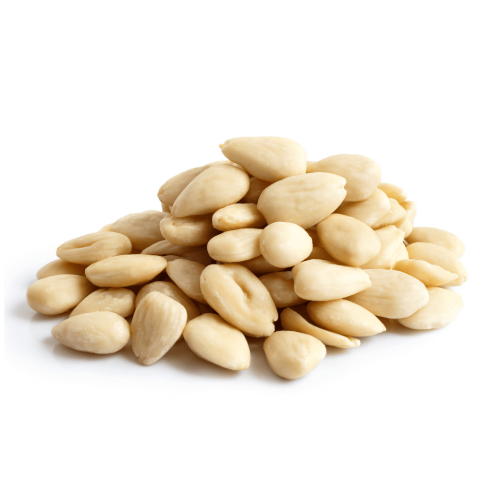 Badem İçi Soyulmuş Çiğ 100g - Blanched Almonds Raw