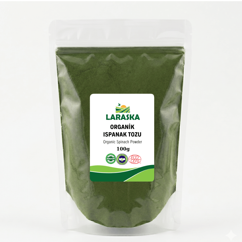 Organik Ispanak Tozu 100g Organic Spinach Powder