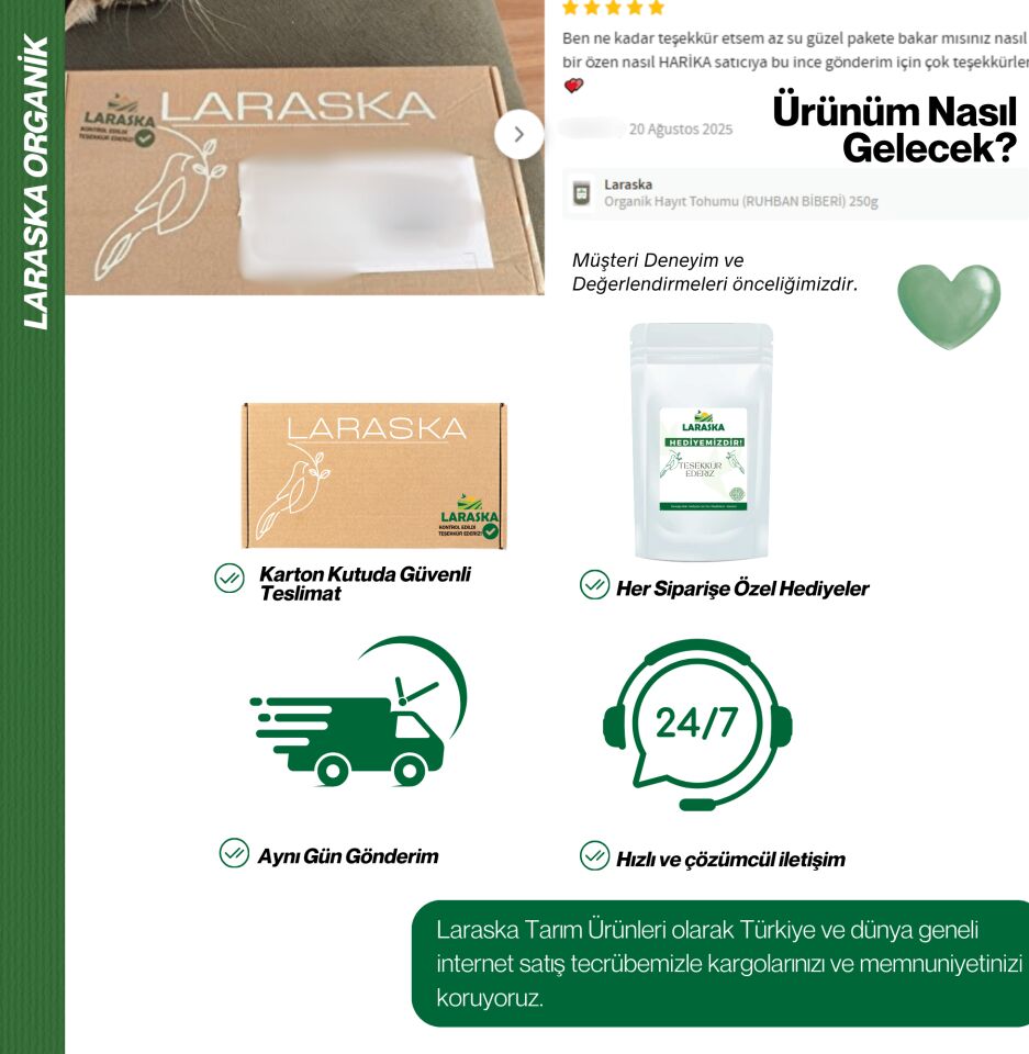 Organik Ispanak Tozu 250g Organic Spinach Powder