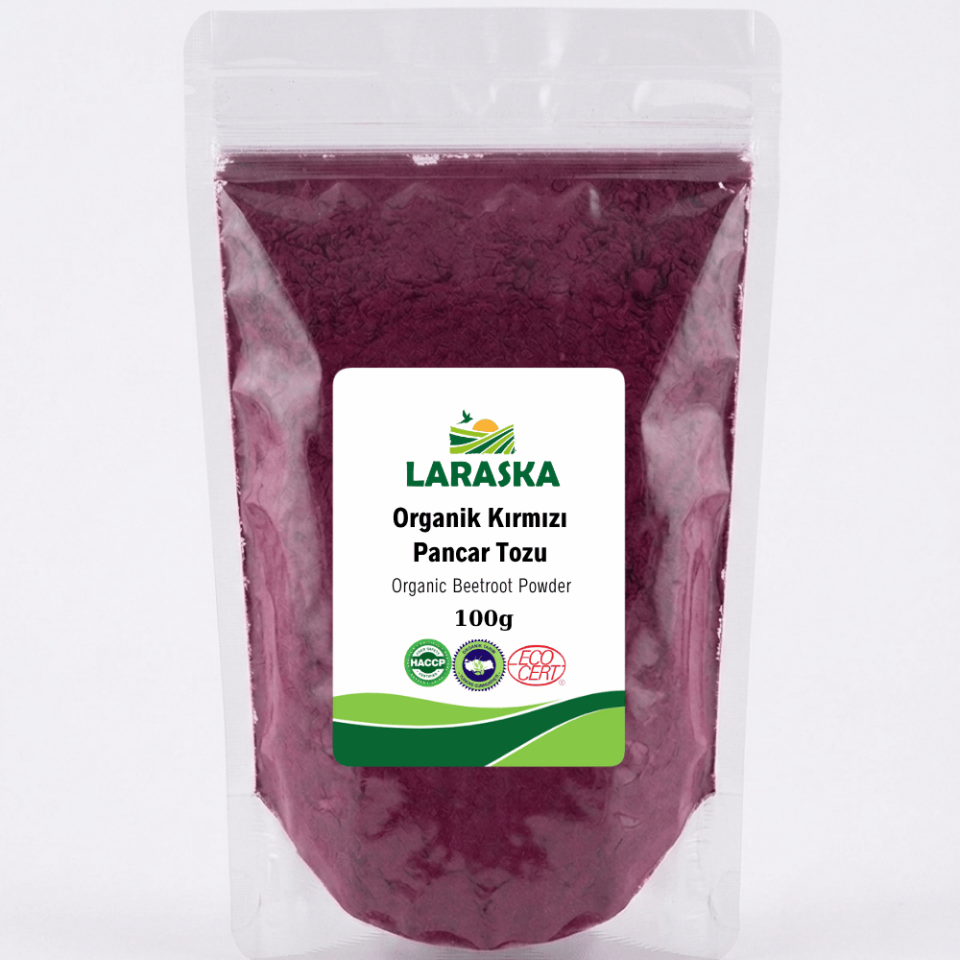 Organik Kırmızı Pancar Tozu 100g Organic Beetroot Powder