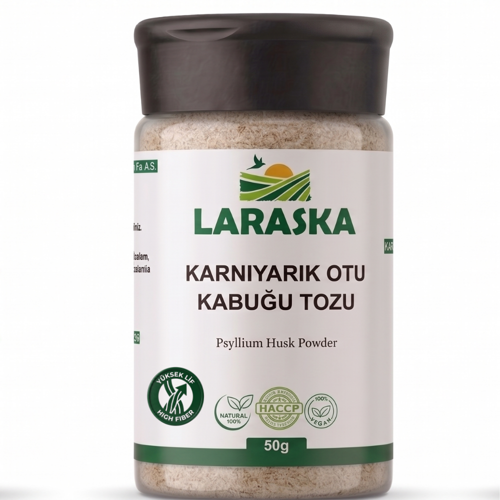 Karnıyarık Otu Kabuğu Tozu 50g Psyllium Husk Powder